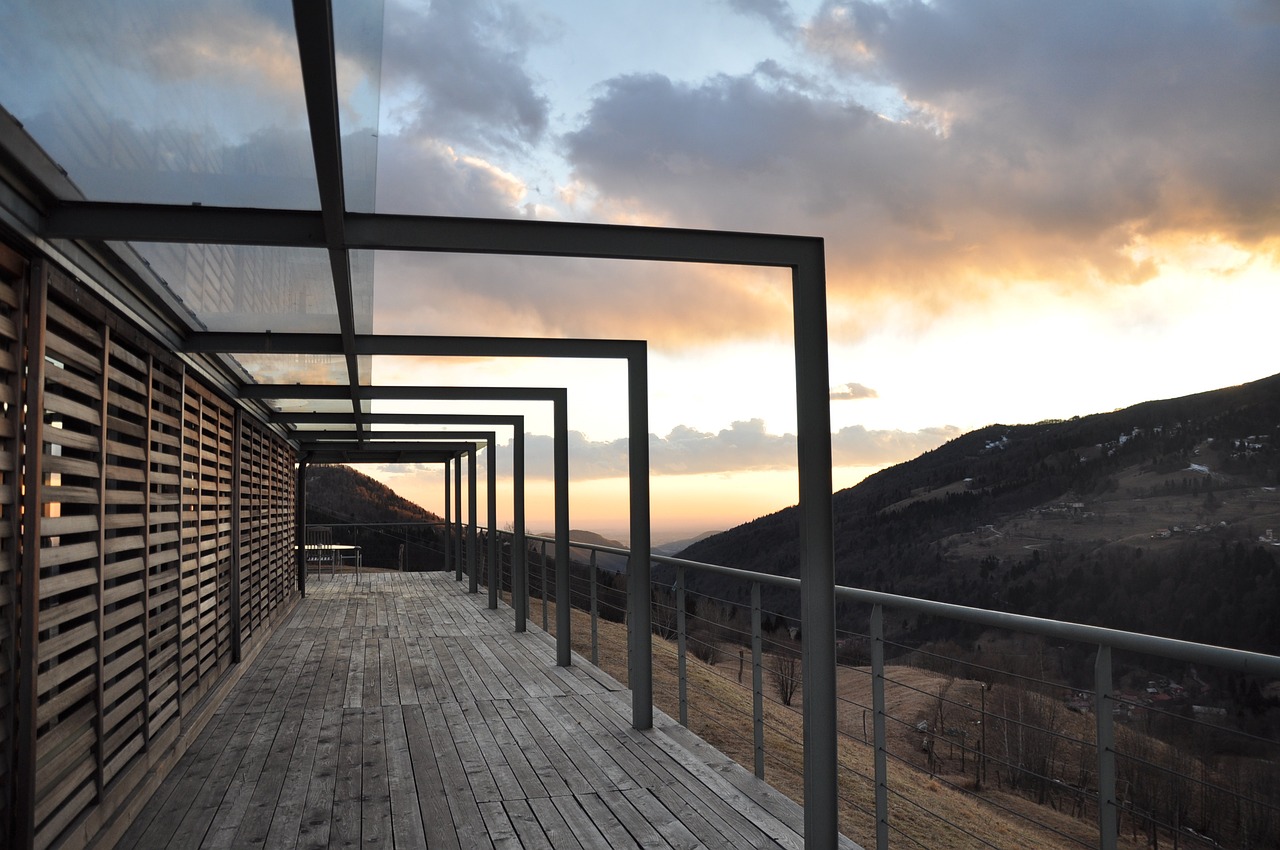 Mallorca patio design - terrasse bois majorque